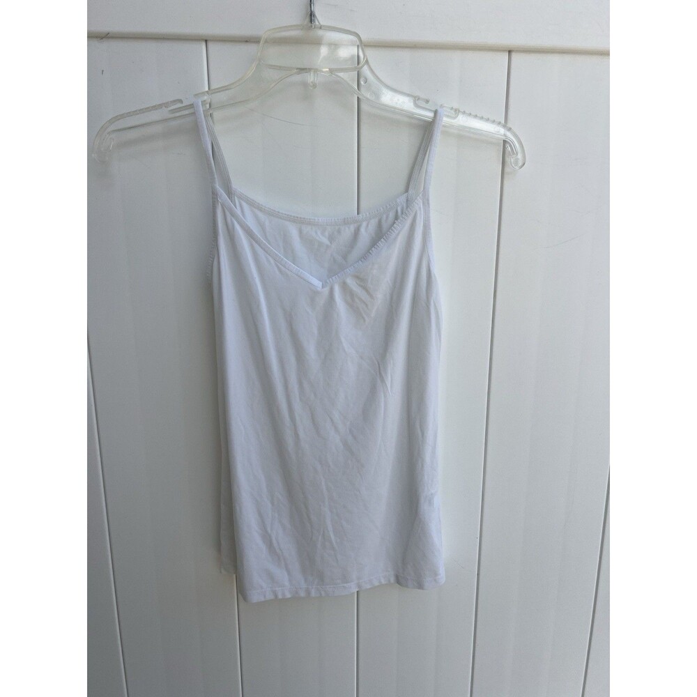 Uniqlo Airism Womens Size Small White Cami Tank Top Nylon Blend